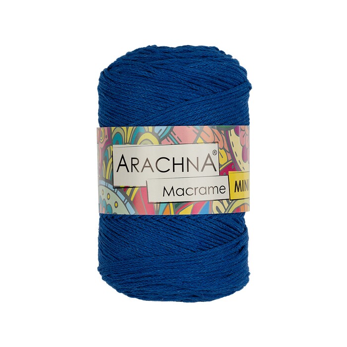 Шнур Arachna "Macrame MINI" 11 синий 80% хлопок, 20% полиэстер 250 гр 200 м