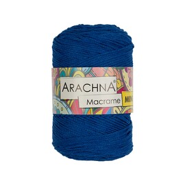 Шнур Arachna "Macrame MINI" 11 синий 80% хлопок, 20% полиэстер 250 гр 200 м